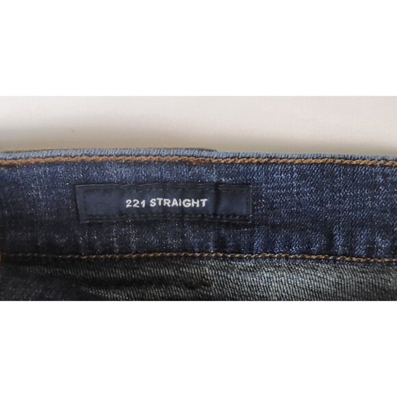 Lucky Brand Jeans Mens 32x32 Blue Dark Wash 221 Original Straight Stretch Denim - Picture 5 of 11